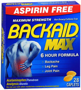 Backaid Max Backache Relief Tablets - 28 ct