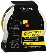 L'Oreal Studio Line Overworked Hair Putty - 1.7 oz