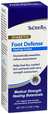 TriDerma MD Diabetic Foot Defense Healing Cream - 4.2 oz