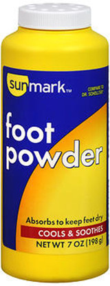 Sunmark Foot Powder - 7 oz