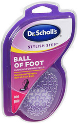 Dr. Scholl's Stylish Step Ball of Foot Cushions for High Heels - 1 PR