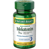 Nature's Bounty Melatonin 3 mg Tablets Triple Strength - 240 Tablets