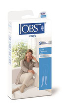 Jobst soSoft Women Knee Highs 8-15mmHg, Med, White