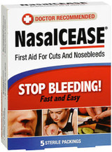 NasalCEASE First Aid For Cuts And Nosebleeds Packings - 5 ct