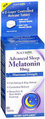 Natrol Advanced Sleep Melatonin 10 mg - 60 Tablets