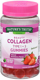 Nature's Truth Beauty Collagen Type 1 + 3 Gummies - 60 ct