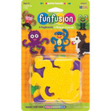 Fun Fusion Small Animal Pegboards, Perler Beads, Assorted, 4 Ct - 1 Pkg