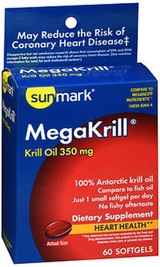 Sunmark MegaKrill Dietary Supplement Softgels - 60 ct