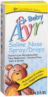 Ayr Baby Saline Nose Spray/Drops - 1 oz