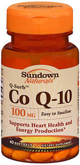 Sundown Naturals Co Q-10 100mg - 40 Softgels
