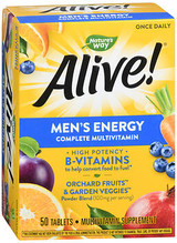 Nature's Way Alive! Men's Energy Complete Multi-Vitamin Tablets - 50 Tablets