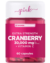 Nature's Truth Pink Be Well Cranberry Vitamin C + Hibiscus Veggie Caps - 60 ct