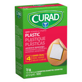 Curad Plastic Spot Adhesive Bandages 7/8 in - 100 ct