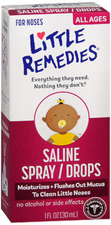 Little Remedies Saline Nasal Spray/Drops - 1 oz