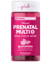 Nature's Truth Pink Vibrant Prenatal Multivitamin + DHA Gummies - 60 ct