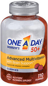 One A Day Advanced Multivitamin Women's 50+ Gummies - 110 ct