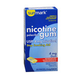 Sunmark Nicotine Polacrilex Gum 4 mg Original Flavor - 50 ct