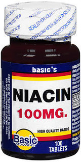 Basic Vitamins Niacin 100 mg Tablets - 100 ct