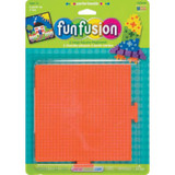 Fun Fusion Large Interlocking Square Pegboards, Perler Bead, Asst. 2 Ct - 1 Pkg