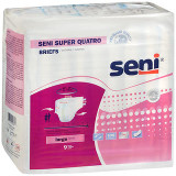 Seni Super Quatro Briefs Large Severe Absorbency - 4 pks of 9