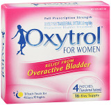 Oxytrol for Women Overactive Bladder Treatment Patches - 4 ct