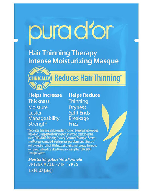 Pura d'Or Hair Loss Prevention Therapy Intense Moisturizing Masque - 1.5 fl oz