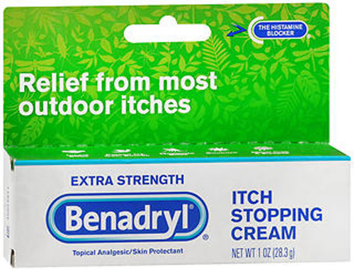 Benadryl Itch Stopping Cream, Extra Strength - 1 oz