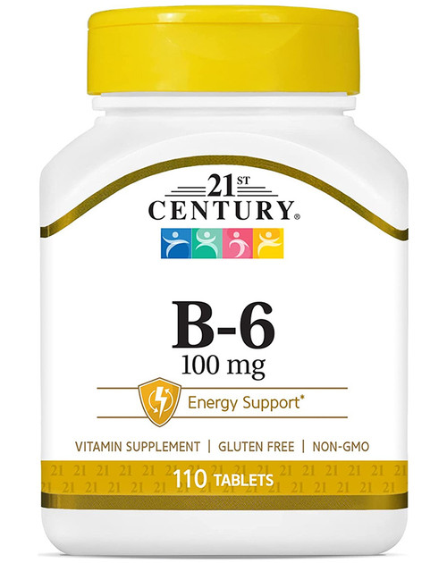 21st Century B-6 100 mg Supplement Tablets - 110 ct