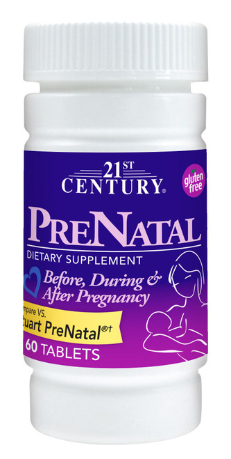 21st Century PreNatal Dietary Supplement Tablets - 60 ct