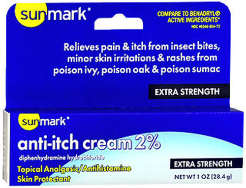Sunmark Anti-Itch Cream 2% - 1 oz