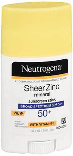 Neutrogena Sheer Zinc Mineral Sunscreen Stick SPF 50+ - 1.5 oz