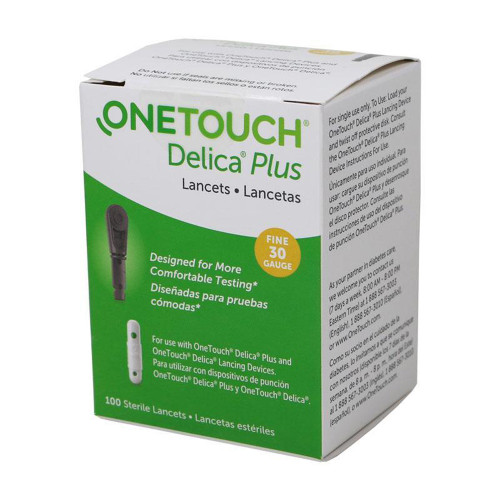 OneTouch Delica Lancets, Fine 30 Gauge - 100 ct