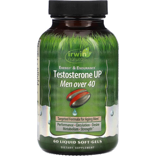 Irwin Naturals Testosterone Up, Men over 40 - 60 softgels