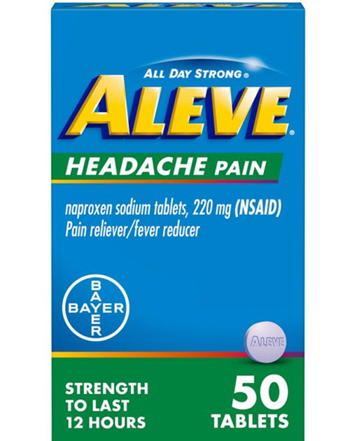 Aleve Headache Pain Tablets - 50 ct
