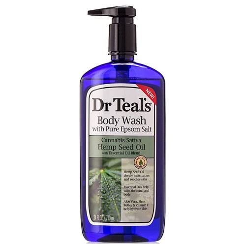 Dr. Teal's Hemp Seed Oil Body Wash, 24 oz