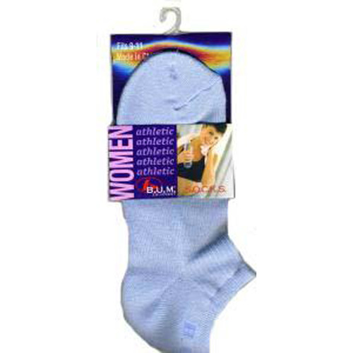 B.U.M. Ladies No Show Sock, Assorted Colors - 1 Pair
