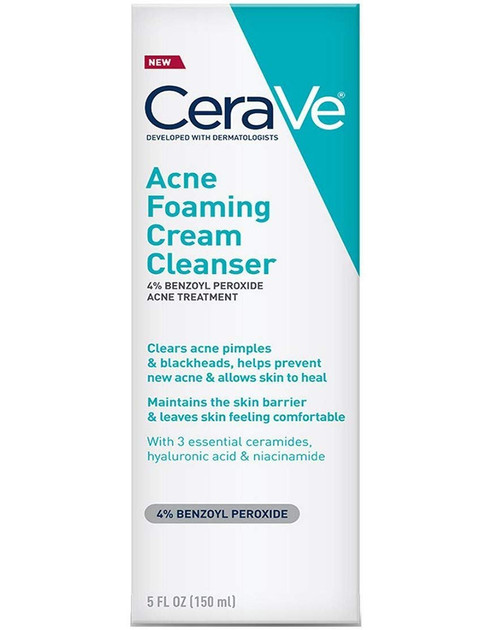 CeraVe Acne Foaming Cream Cleanser  - 5 oz