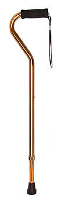 McKesson Aluminum Bronze Offset Handle Cane 30 to 39" - 1 ct