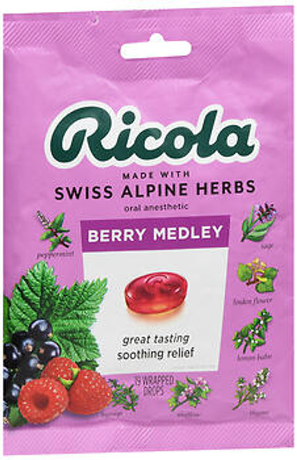 Ricola Berry Medley - 19 ct