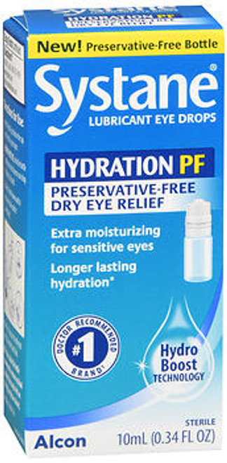 Systane Hydration PF Lubricant Eye Drops - .34 oz