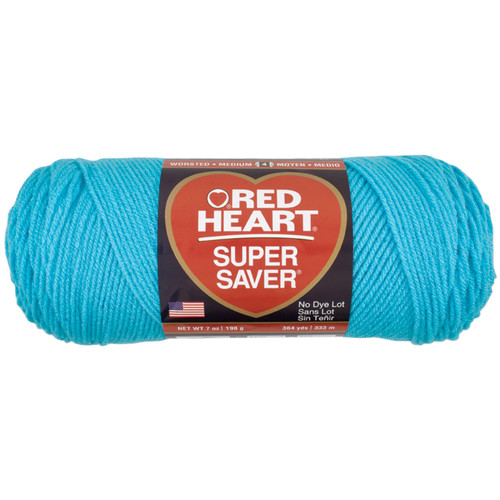 E300 Super Saver Yarn, Turqua, 7 oz - 3 Packs