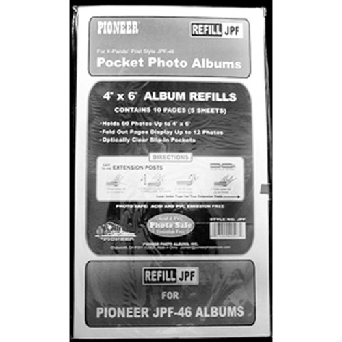Photo Album Pocket Refills, Clear, 60 Photos - 1 Pkg