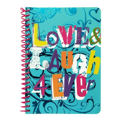 Uptown Girl Personal Wirebound Notebook, 100 Sheets, College Rule, 7 x 5 Inches, 1 Notebook, Cover Color May Vary (12252)