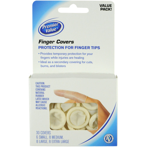 Premier Value Finger Cots 30Ct - 30ct