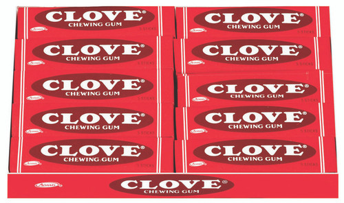 Clove Gum 20 Packs of 5 Sticks