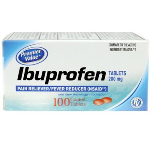 Premier Value Ibuprofen Tablets - 100ct