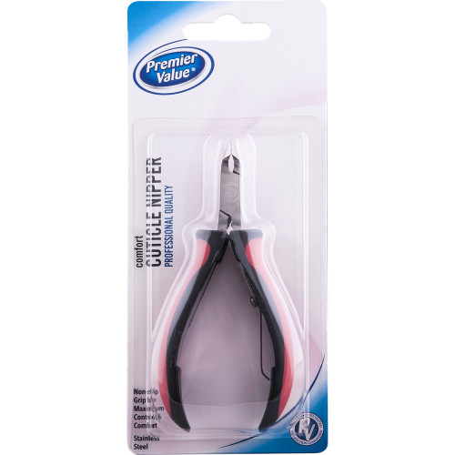 Premier Value Cuticle Easy Grip Nipper - 1ct