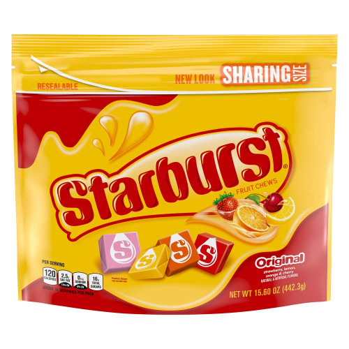 Starburst Sharing Size Stand Up Bag