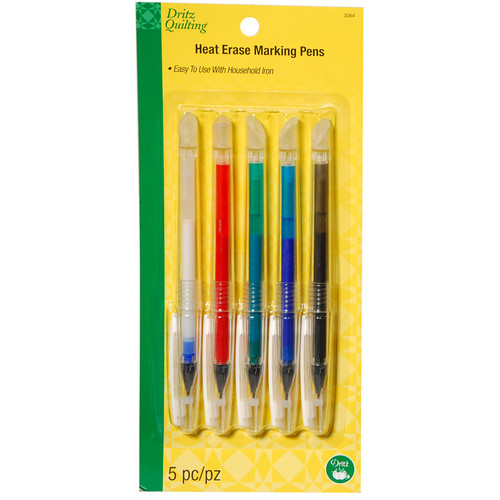 Dritz Quilting Heat Erase Pens, 5 Ct