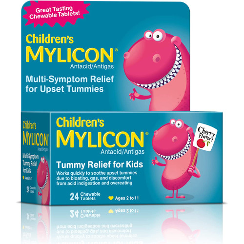 Mylicon Children's Chewable Tablets Cherry Flavor - 24 ct